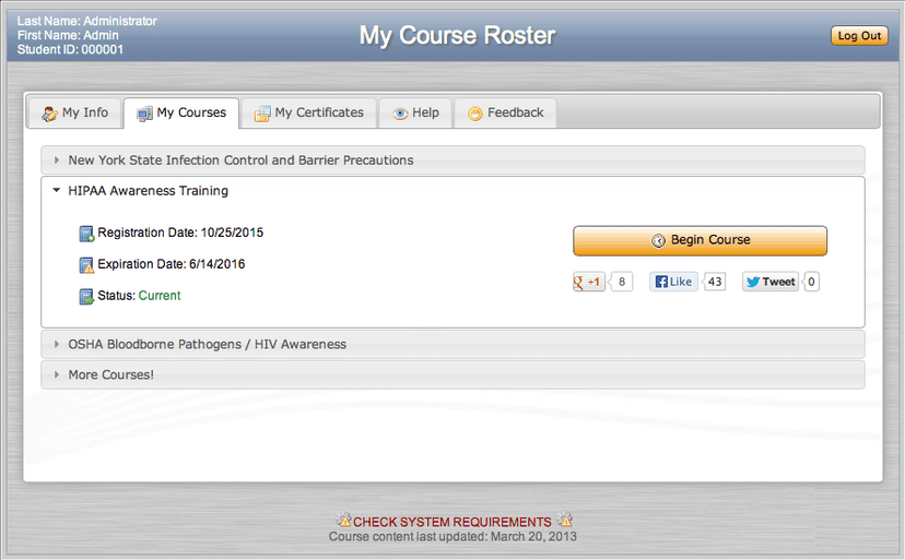 Course Management